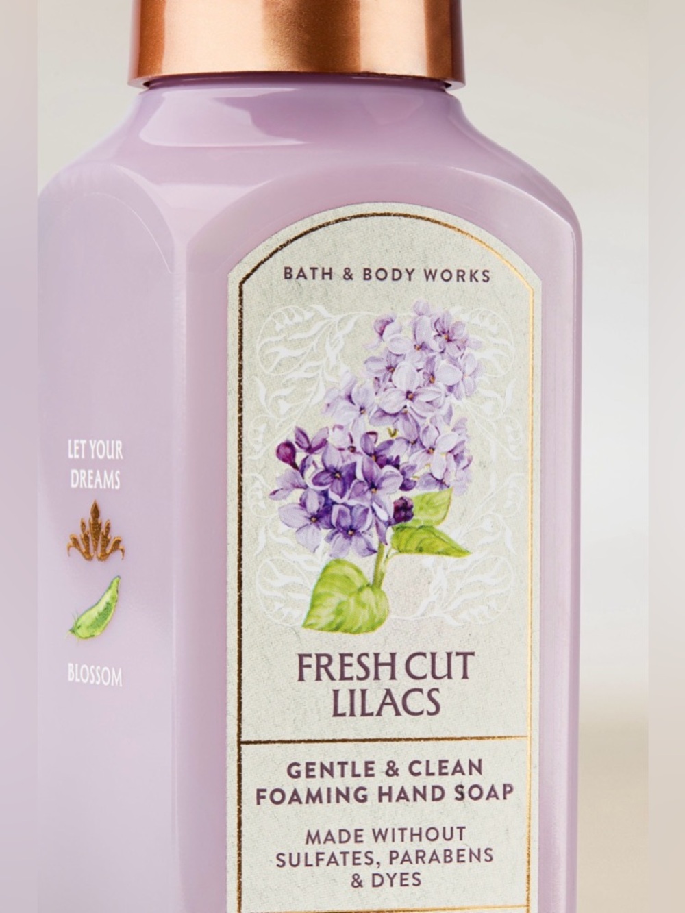 Bath & Body Works Lavender Foaming Hand Soap with Rose Gold Pump - Picture 2 of 5